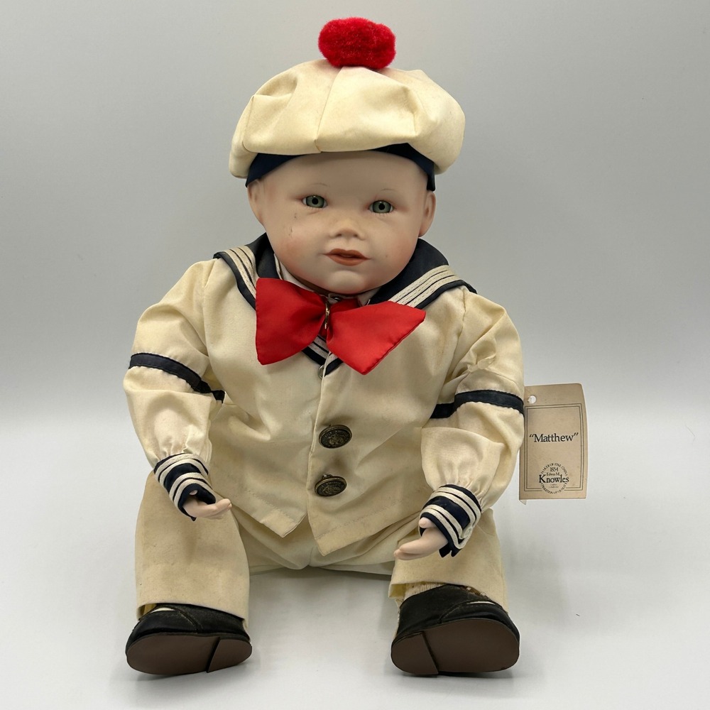 Ashton-Drake Yolanda Bello Picture Perfect Matthew Sailor Porcelain Baby Doll